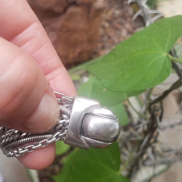 Multi-strand .925 silver bracelet - Picture 3 of 7
